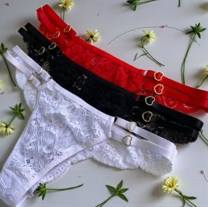Calcinha Nanda 4 alças coração